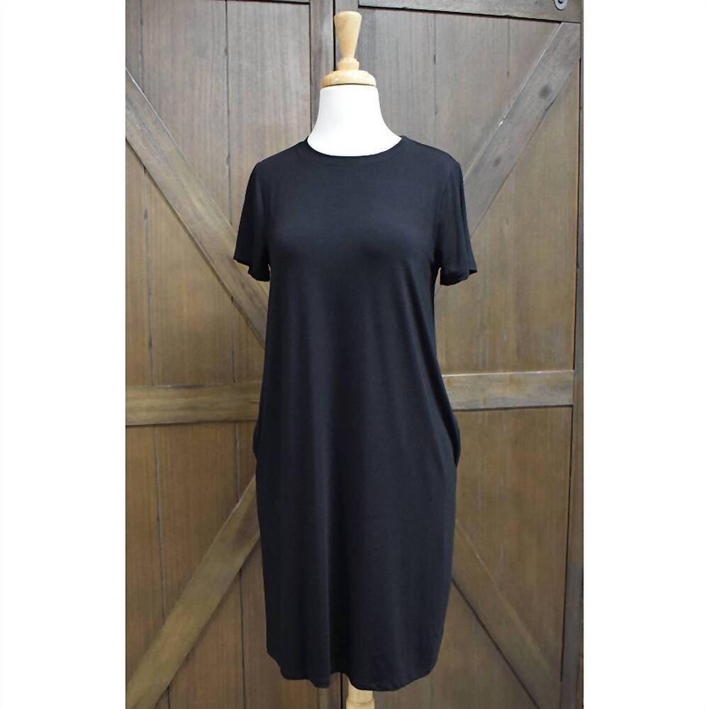 NEW INOAH women's shift dress in black